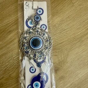 Silver Evil Eye Wall Hanging